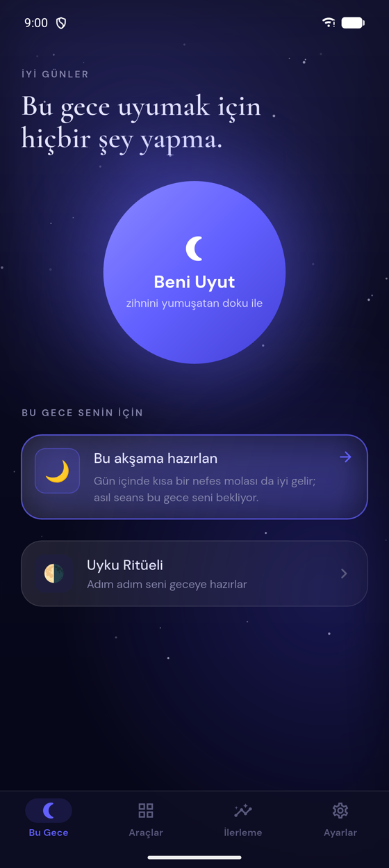 Eluria — Beni Uyut ana ekranı